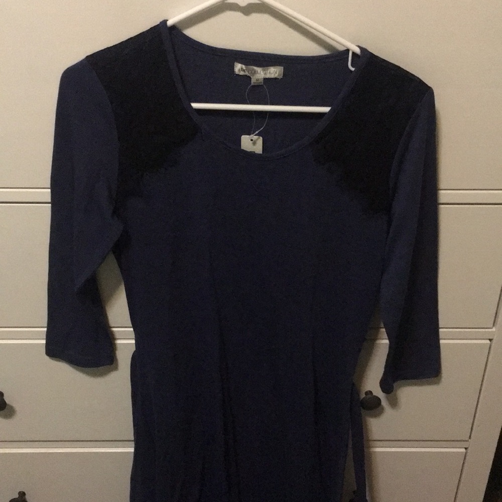 Dark purple dress